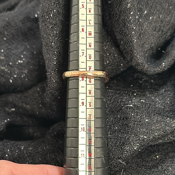 Vintage Cartier 18k Rose Gold & Diamond Chevron Band - Picture 2 of 6